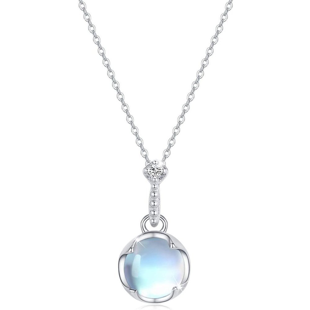 Sterling Silver Moon Choker Necklace